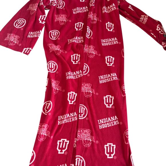 Indiana Hoosiers NCAA Collegiate Snuggle Robe S-M One Size Soft Fleece - Picture 3 of 8